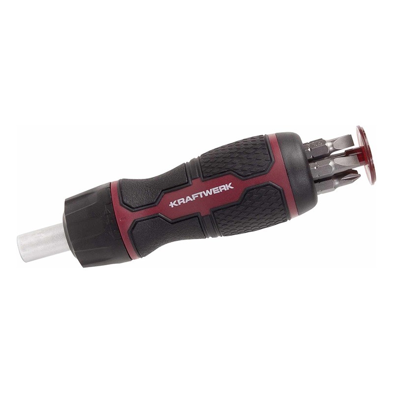 Mini Ratschen-Schraubendreher 6 in 1, 1/4", 7-tlg Kraftwerk Mini Ratschen-Schraubendreher 6 in 1, 1/4", 7-tlg Kraftwerk