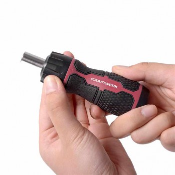 Mini Ratschen-Schraubendreher 6 in 1, 1/4", 7-tlg Kraftwerk