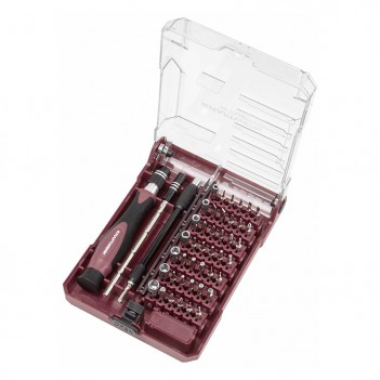 Bit Box mit Präzisions Schraubendreher 1/4", 45-tlg. Kraftwerk