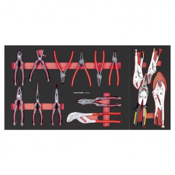 Servante d'atelier BT900, 7 tiroirs PRO+HT, 272 pcs. (deux couleurs) Kraftwerk