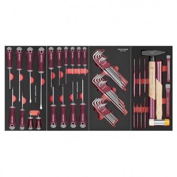 Servante d'atelier BT900, 7 tiroirs PRO+HT, 272 pcs. (deux couleurs) Kraftwerk