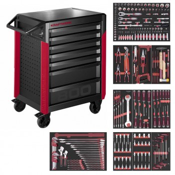 Servante d'atelier PT LINE PT800 7 tiroirs PRO+HT, 278 pcs. Kraftwerk
