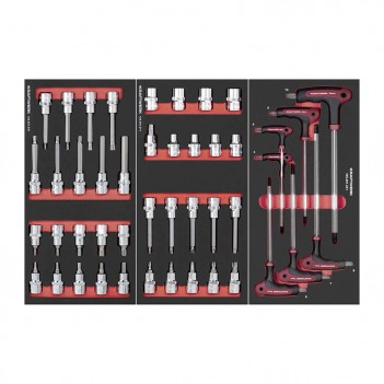 Servante d'atelier PT LINE PT800 7 tiroirs PRO+HT, 278 pcs. Kraftwerk