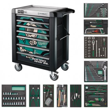 Servante d'atelier édition spéciale Best tools never die NDE-Set Ultra 250 pcs. 95/250QR NDE Stahlwille