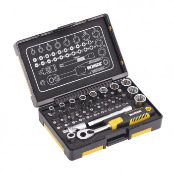 Jeu de clés à douille et embouts 1/4" 34 pièces Ironside