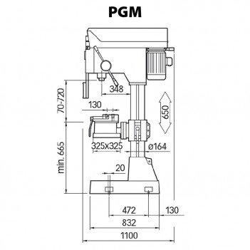 Perceuse sur colonne 400V R45E Serrmac Perceuse sur colonne 400V R45E Serrmac