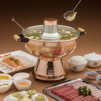 6 Passoires 6 couleurs Inox pour Marmite mongole Luxe TTM