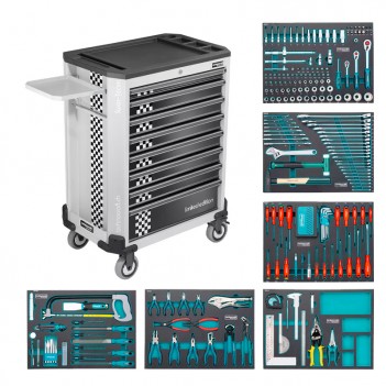 Servante d'atelier 297 pièces Swiss-Team LIMITED EDITION Black Technocraft