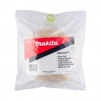 Polierhaube aus Lammfell mit Klettverschluss 180mm 192629-7 Makita