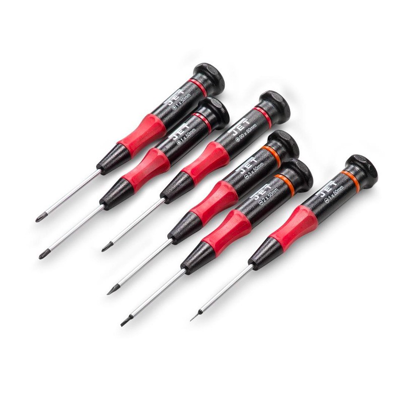 6-teiliger Präzisionsschraubendrehersatz S-6-PS Jet