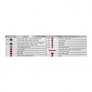 Zoll-Steckschlüsselsatz, 82-teilig X-782I Jet