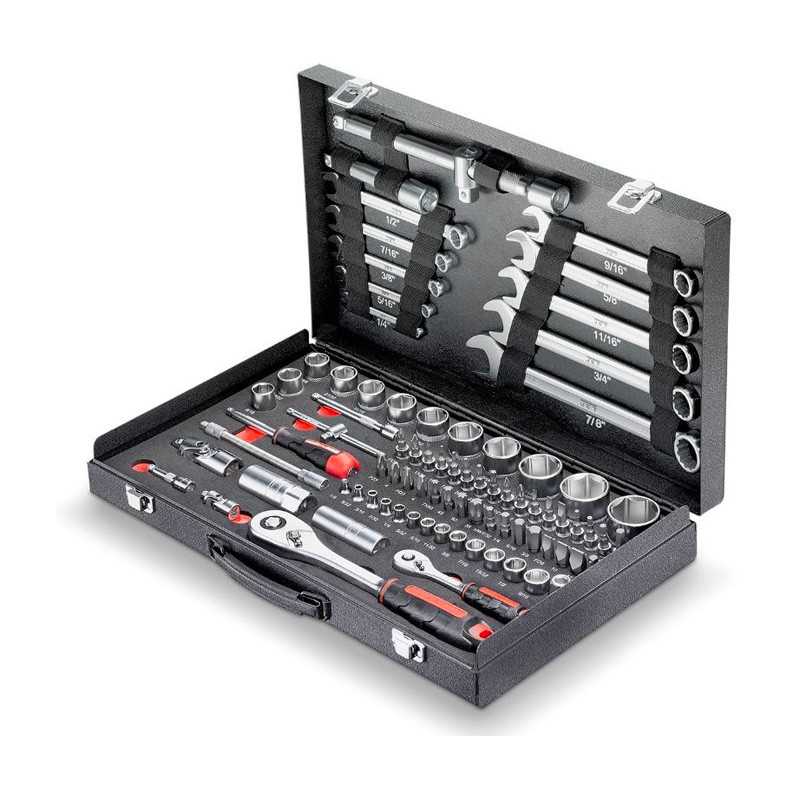 Zoll-Steckschlüsselsatz, 82-teilig X-782I Jet