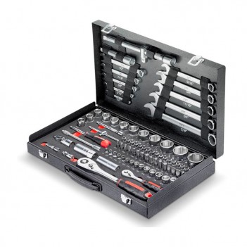 Zoll-Steckschlüsselsatz, 82-teilig X-782I Jet