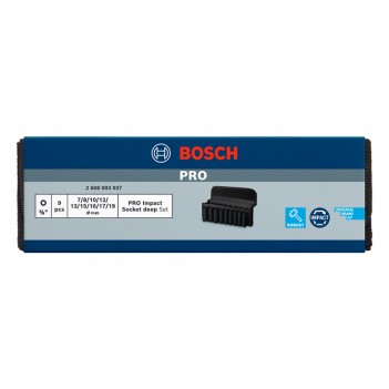 PRO Impact Steckschlüsseleinsatz-Set 3/8", lang, 9‑tlg. Bosch