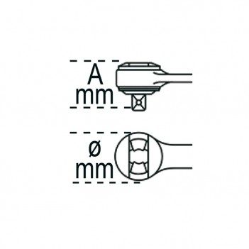 Clé dynamométrique à déclenchement ZERO-RESET 1/2" 60-300Nm 666/30 Beta