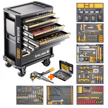Servante d'atelier premium FT30034, 706 pcs. Fortec