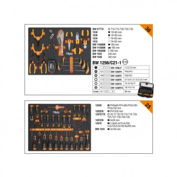 Composition de 268 outils pour la maintenance générale BW 5945/2024 Beta