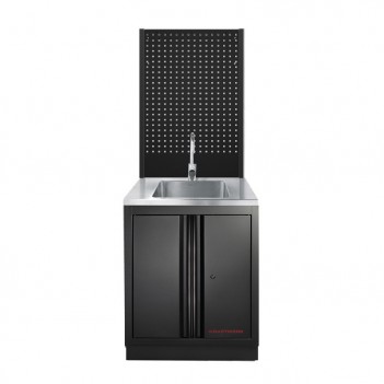 Ensemble Mobilio avec lavabo noir BLK Kraftwerk