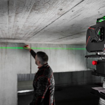 Laserlinien und -punkte PLANO 4D GREEN SOLA