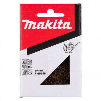 Stahldrahtbürste Vermessingt 0,3 mm für Bürstenmaschine 9741 P-65648 Makita