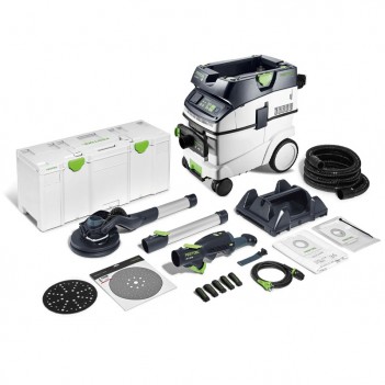Langhalsschleifer- und Sauger-Set PLANEX LHS 2 225 EQI/CTL 36-Set Festool
