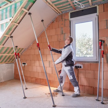 Decken- und Montagehalterungsset STE300 mit Laser und STE-LH Bessey Stabila