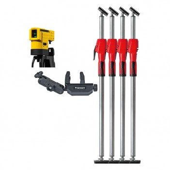 Decken- und Montagehalterungsset STE300 mit Laser und STE-LH Bessey Stabila