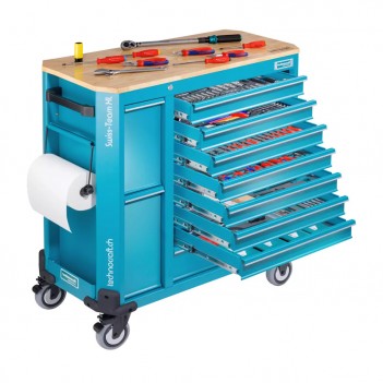 Werkstattwagen SWISS TEAM XL MECHANIC PRO 776-teilig Technocraft