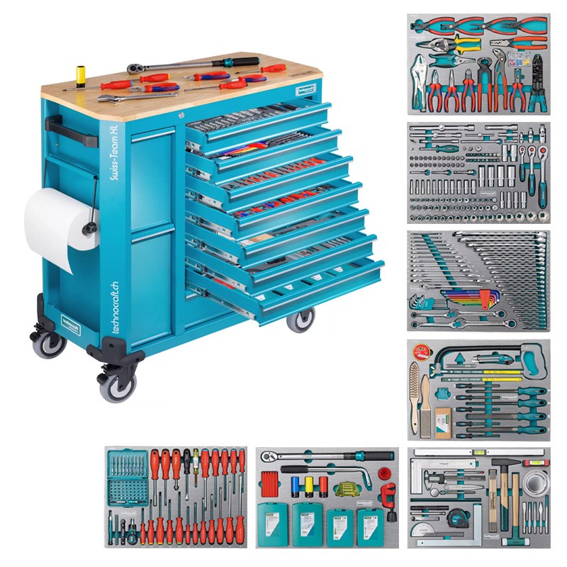 Servante d'atelier SWISS TEAM XL MECHANIC PRO 776 pcs. Technocraft