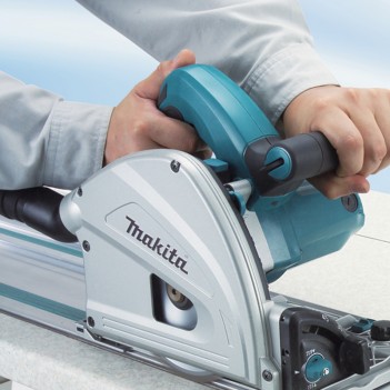 Set Bohrmaschine 18 V + 2 Akkus DDF490RFJ + Tauchsäge SP6000J Makita