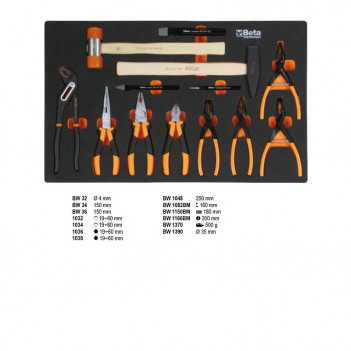 Servante mobile d'atelier spéciale automobile 7 tiroirs 262 outils BW 2400S 7/AUTO Beta
