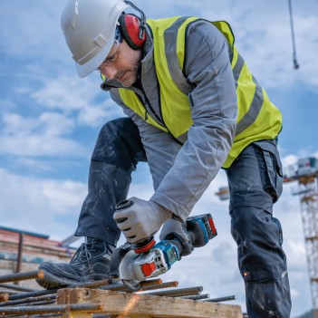 Akku-Winkelschleifer 125 mm PRO HEAVY DUTY GWX 18V-15 PSC Bosch