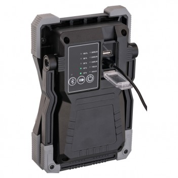 Wiederaufladbarer LED-Scheinwerfer RUFUS, 3000 Lumen, Bluetooth-Lautsprecher Brennenstuhl