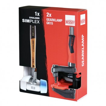 Jeu de serre-joints à engrenage Gearklamp GK 150/60 Bessey