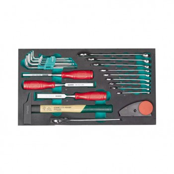 Metabox Werkzeugkoffer wood Premium 107-tlg. Technocraft