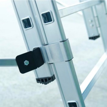 PIRL-Stehleiter (3 Modelle) mit Plattform und Geländer PIRLSCOPIC CM72 Echamatec