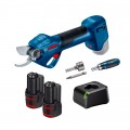 Sécateur électrique sans fil 12V + 2 Accus Pro Pruner Bosch