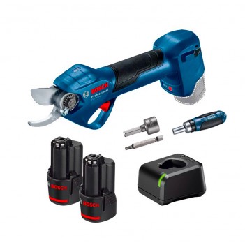 Sécateur électrique sans fil 12V + 2 Accus Pro Pruner Bosch