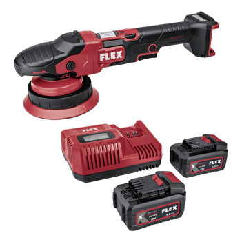 Exzenter-Akku-Poliermaschine 8mm Ø150mm 18V XCE 8 150 18-EC Set Flex