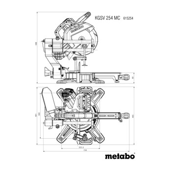 Kappsäge KGSV 254 MC Metabo