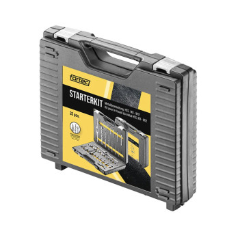 Gewindebohrer- und Gewindeschneidernatz 33-teilig FT70052 Fortec