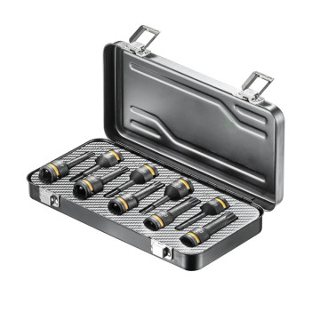 9-teiliges Steckschlüsseleinsatz-Set 1/2" FT30062 Fortec