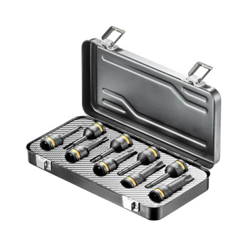 Jeux de douilles à embouts 9pcs Torx TX 1/2" FT30063 Fortec