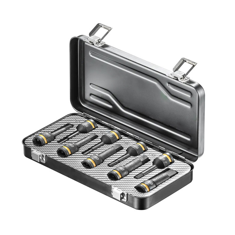 9-teiliges Steckschlüsseleinsatz-Set, 6-Kant-Imbus TX, 1/2", FT30064, Fortec