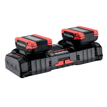 Doppel-Schnellladegerät ASC 145 DUO, 12-36 V, AIR COOLED Metabo