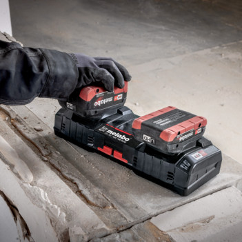 Double chargeur rapide ASC 145 DUO, 12-36 V, AIR COOLED Metabo