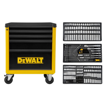 Servante d'atelier 5 tiroirs 341 pièces DWHT50001-1 DeWalt