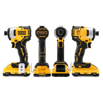 Schlagschrauber 18V 1/4" 190 Nm + 2 Akkus 2Ah DCF809D2T DeWalt