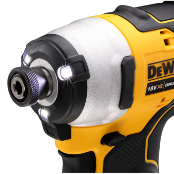 Schlagschrauber 18V 1/4" 190 Nm + 2 Akkus 2Ah DCF809D2T DeWalt