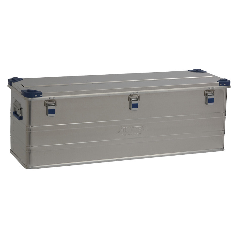 Aufbewahrungsbox aus Aluminium Industry 153, 153 l – 1'182 × 385 × 410 mm, Alutec